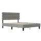 preview thumbnail 7 of 27, Queen Size Platform Bed Frame with Headboard & Wooden Slats Support for Kids Teens Adults No Box Spring, Easy Assembly