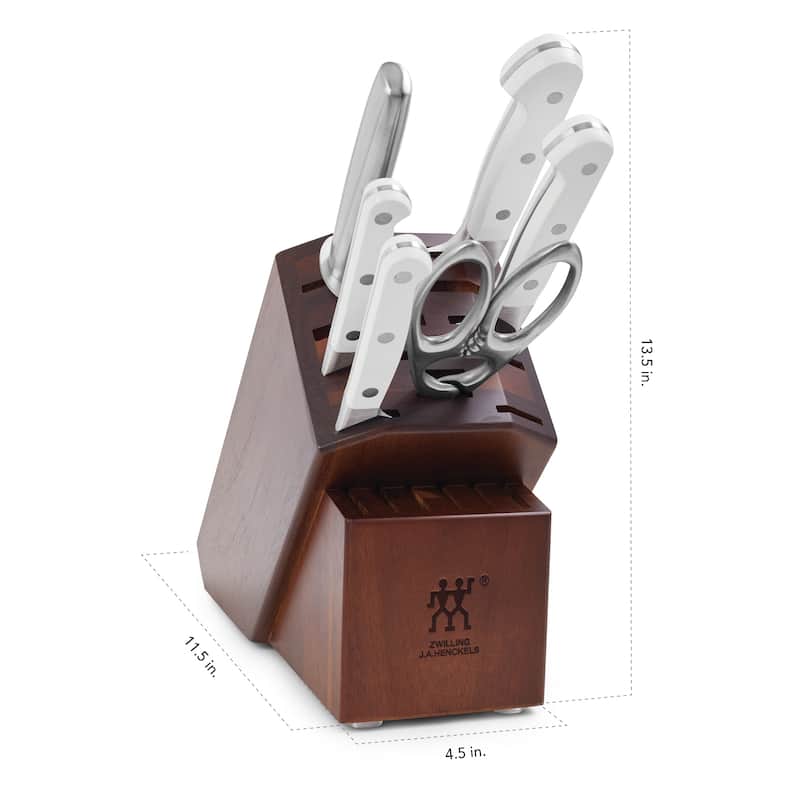 ZWILLING Pro Le Blanc 7-pc Knife Block Set