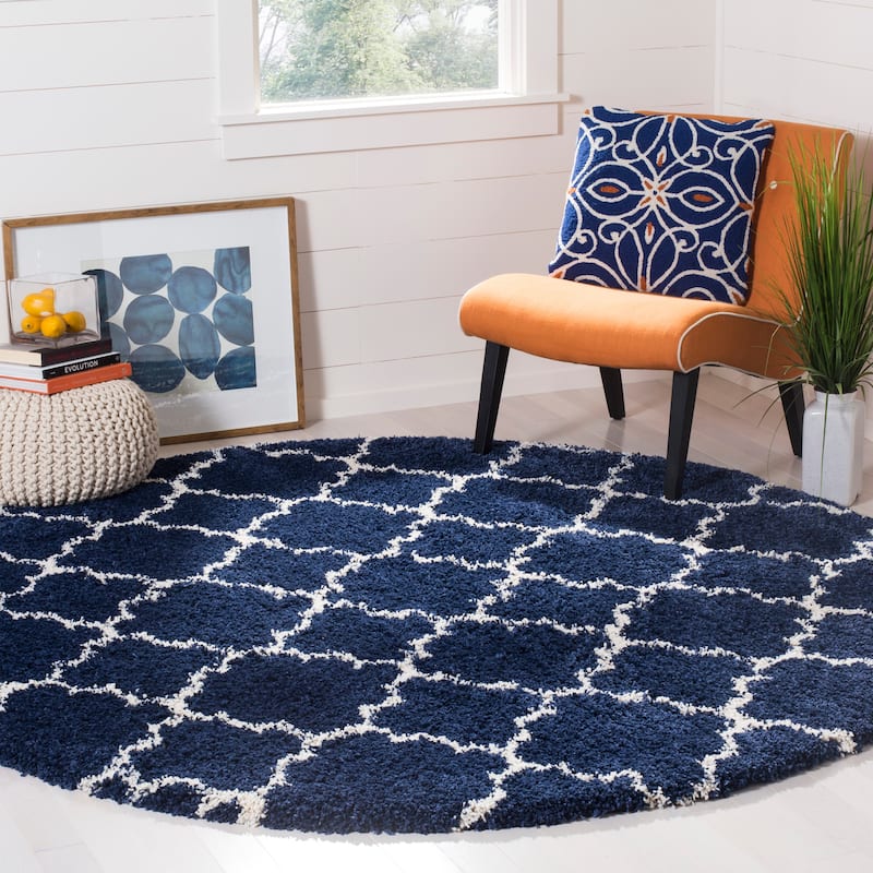 SAFAVIEH Hudson Shag Jeryl Glam Trellis 2-inch Area Rug