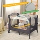 preview thumbnail 3 of 32, Costway 3-in-1 Convertible Portable Baby Playard Newborn Napper Height - See Details