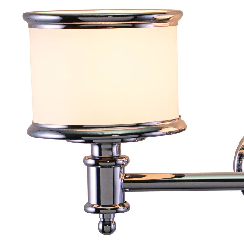 Carlisle 3 Light Chrome Bathroom Vanity Fixture