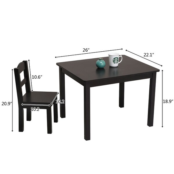 kids table with 6 chairs