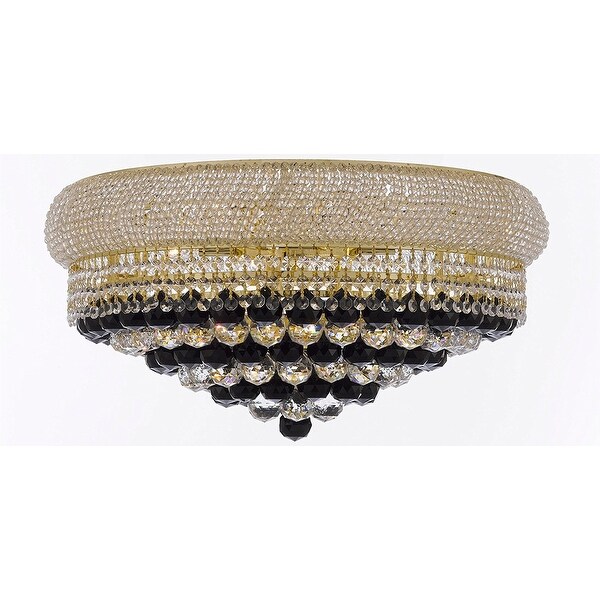 Swarovski Flush Crystal Chandelier Gold 15 Lights - Bed Bath
