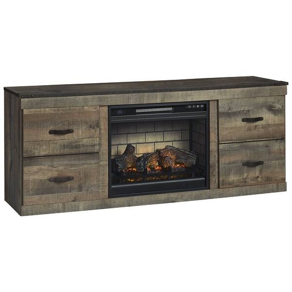Trinell 60 TV Stand with Electric Fireplace - 62 - On Sale - Bed Bath u0026  Beyond - 33523882