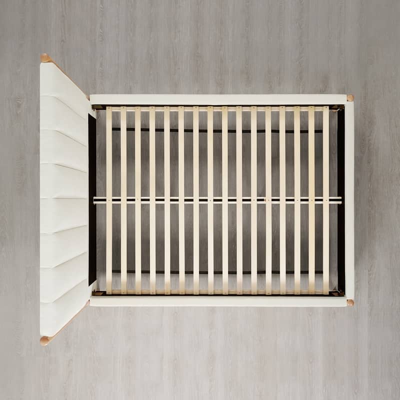 Spruce & Spring Camila Upholstered Platform Bed Frame with Headboard