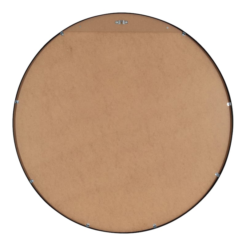 Kate and Laurel Zayda Metal Round Mirror