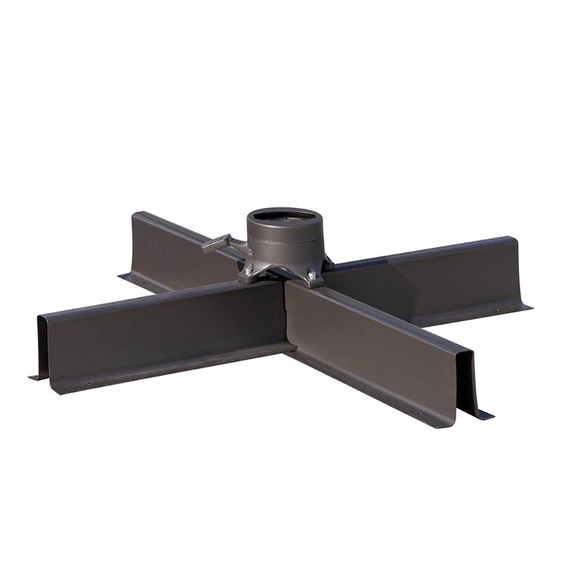 Outdoor Patio Cantilever Offset Umbrella 10 ft Square Double Top without Base