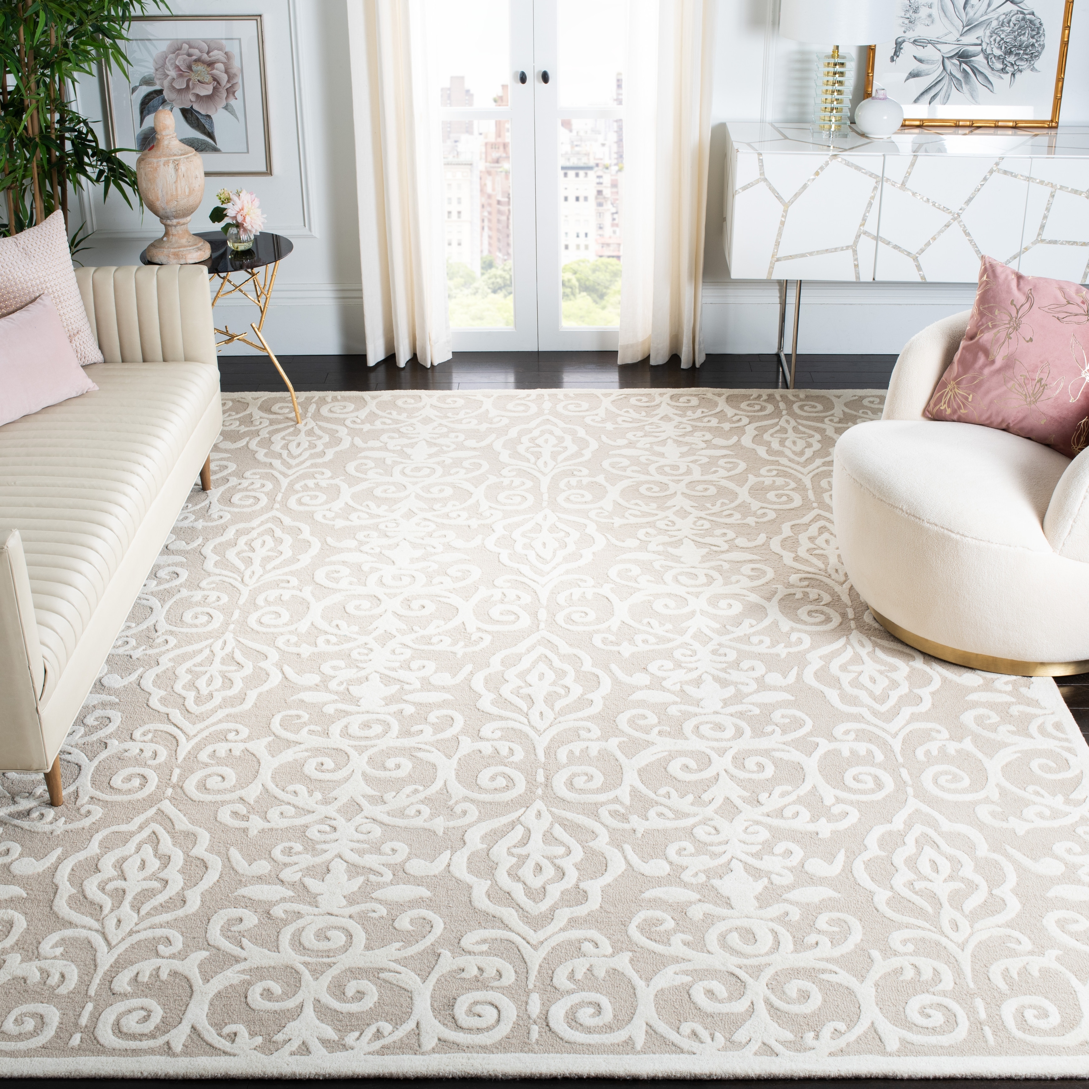 Martha Stewart by SAFAVIEH, Handmade Marais Wool Rug