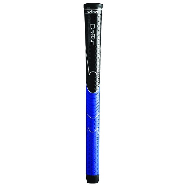 Winn Dri-Tac Midsize (+1/16") Black/Blue Golf Grips