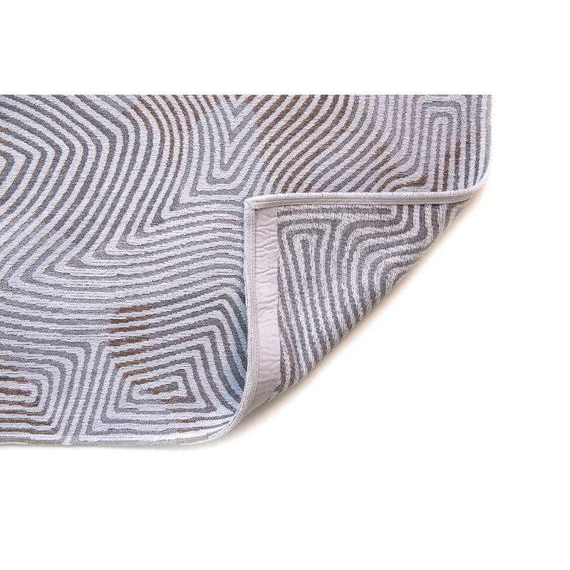 Komub Abstract Modern Non Skid Woven Area Rug By HomeRoots