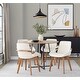 preview thumbnail 9 of 52, Carson Carrington Pugo Mid-Century Modern Chair Walnut Finish