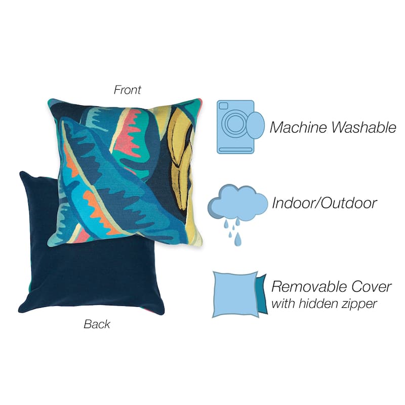 Liora Manne Visions III Banana Plant Indoor/Outdoor Pillow