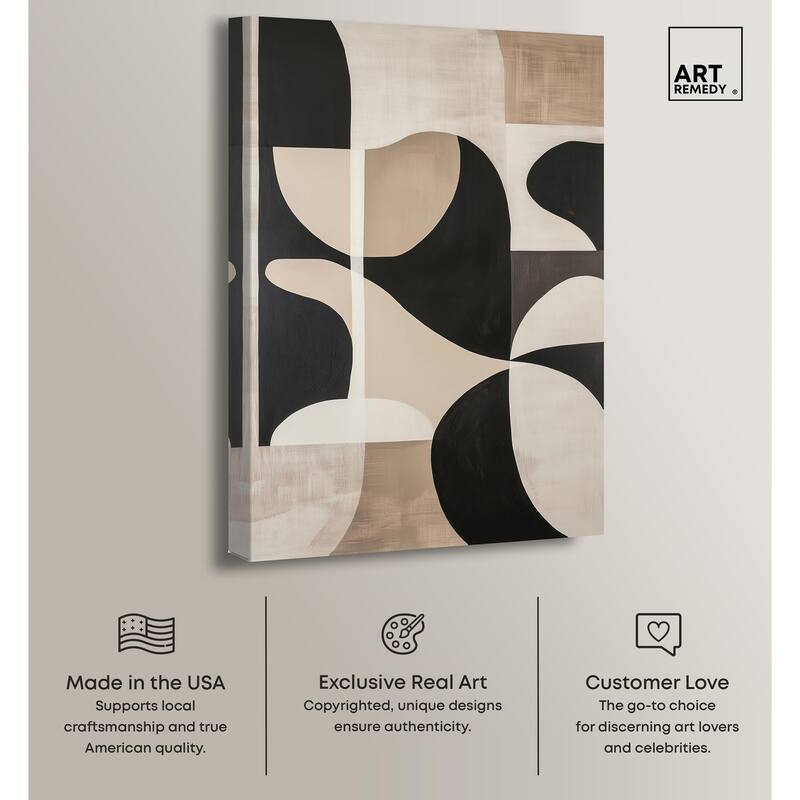 Disc Dynamics Canvas by Art Remedy, Gallery Wrapped
