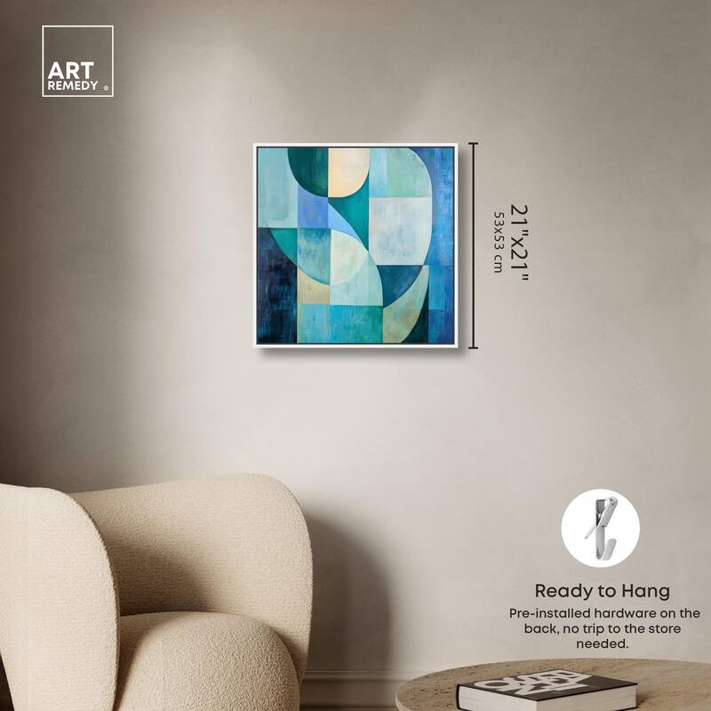 Color Blocks I Canvas by Art Remedy
