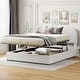 preview thumbnail 6 of 23, Full Size Teddy Upholstered Platform Bed with Hydraulic Storage System