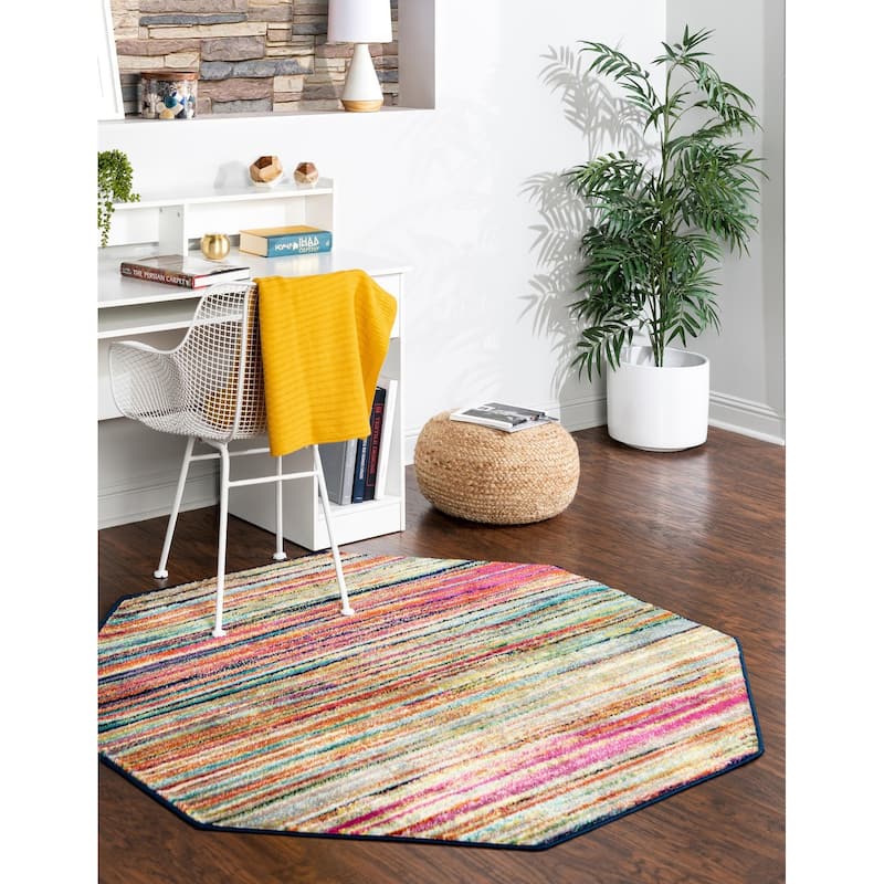 Contemporary Chorisia Collection Area Rug