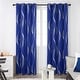 preview thumbnail 92 of 112, Deconovo Silver Wave 52 Width Curtain Panel Pair (2 Panel)