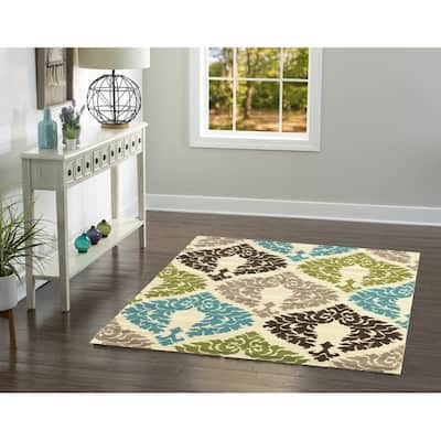 Claremont Damask Rug Collection