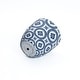 preview thumbnail 6 of 8, Blue and White Flower Pattern Round Tapered Mgo Planter, Indoor and Outdoor