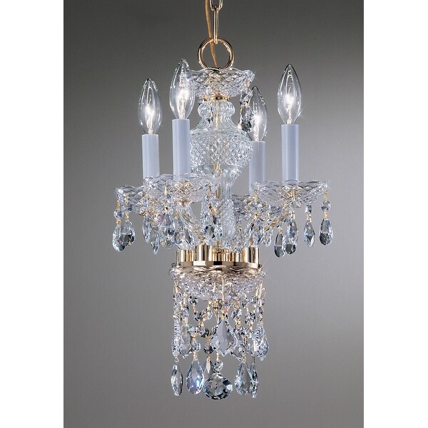 all glass chandelier