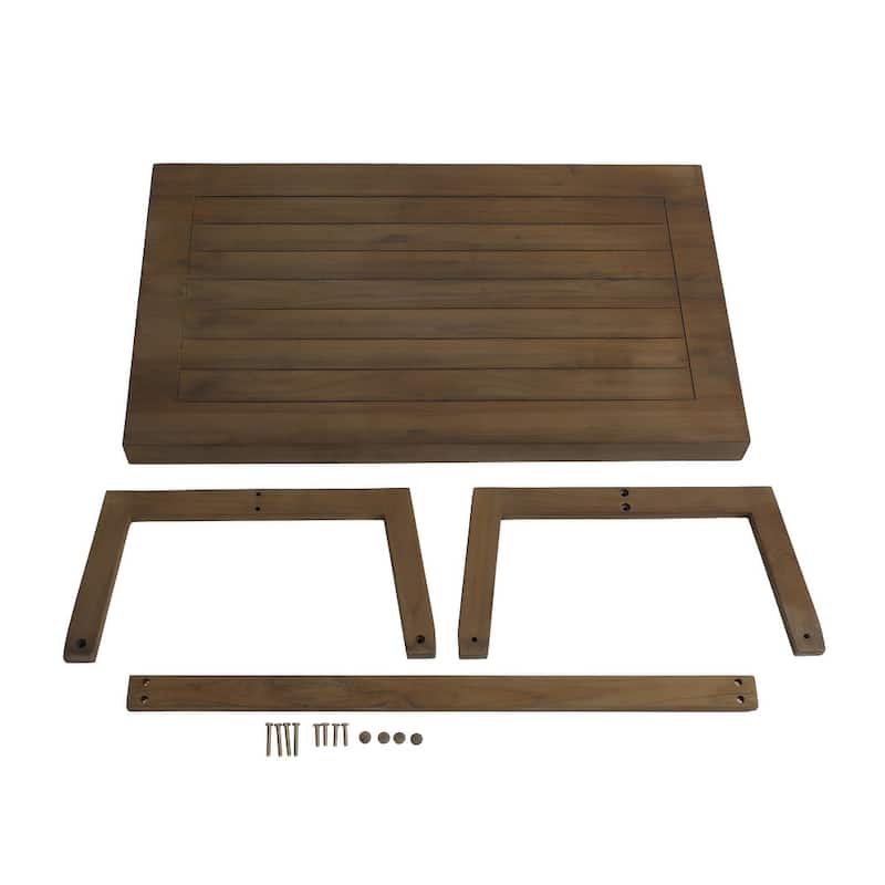 Outdoor Wooden Side Tables Sectional Furniture