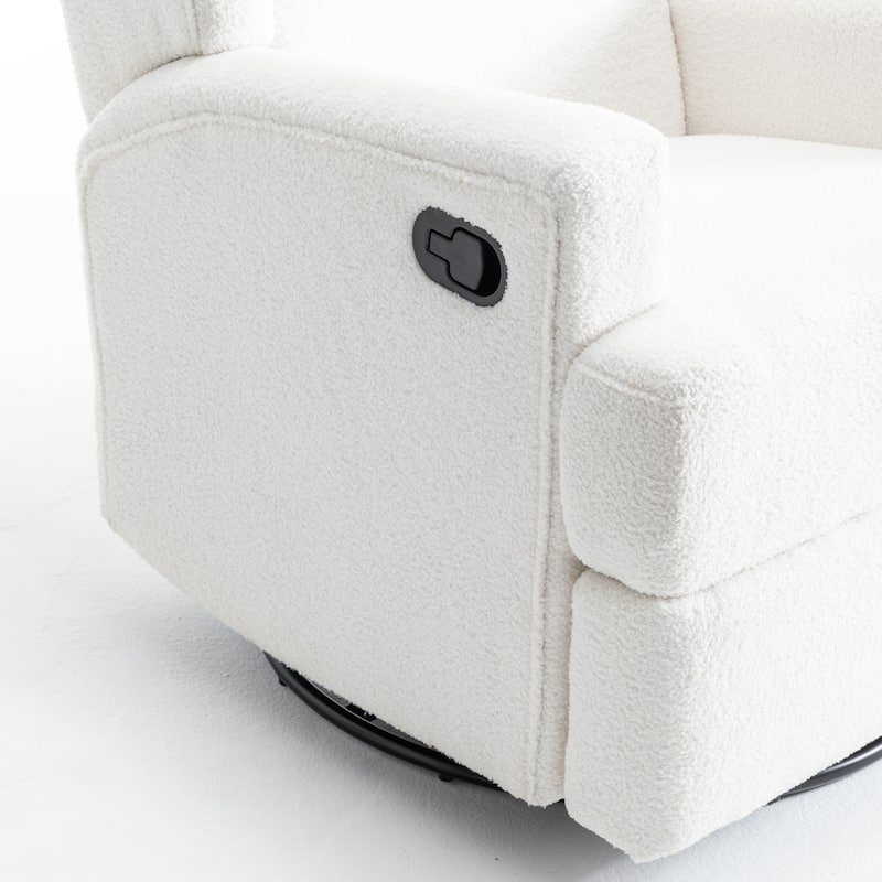 Swivel Wingback Glider Rocker Nursery Recliner Chair