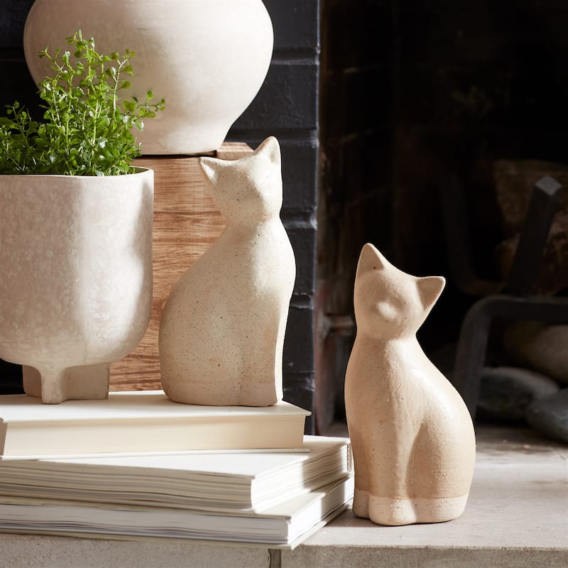 Ceramic Cat Decor (Set of 2)