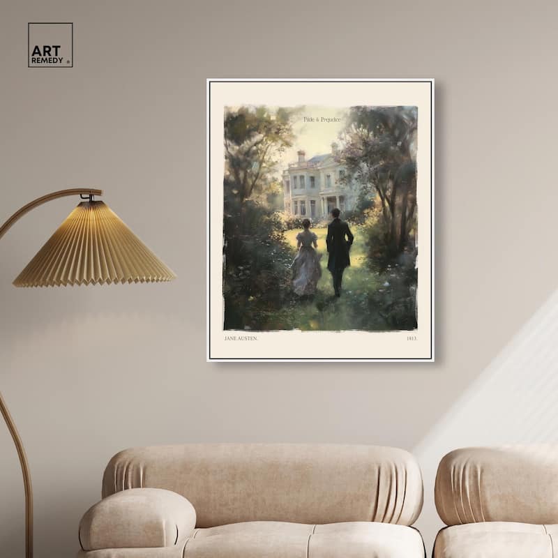 Pride and Prejudice Scene Canvas by Art Remedy