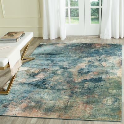 SAFAVIEH Constellation Vintage Kosa Watercolor Viscose Rug