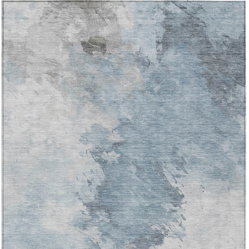 HomeRoots Abstract Transitional Rectangle Outdoor Rug