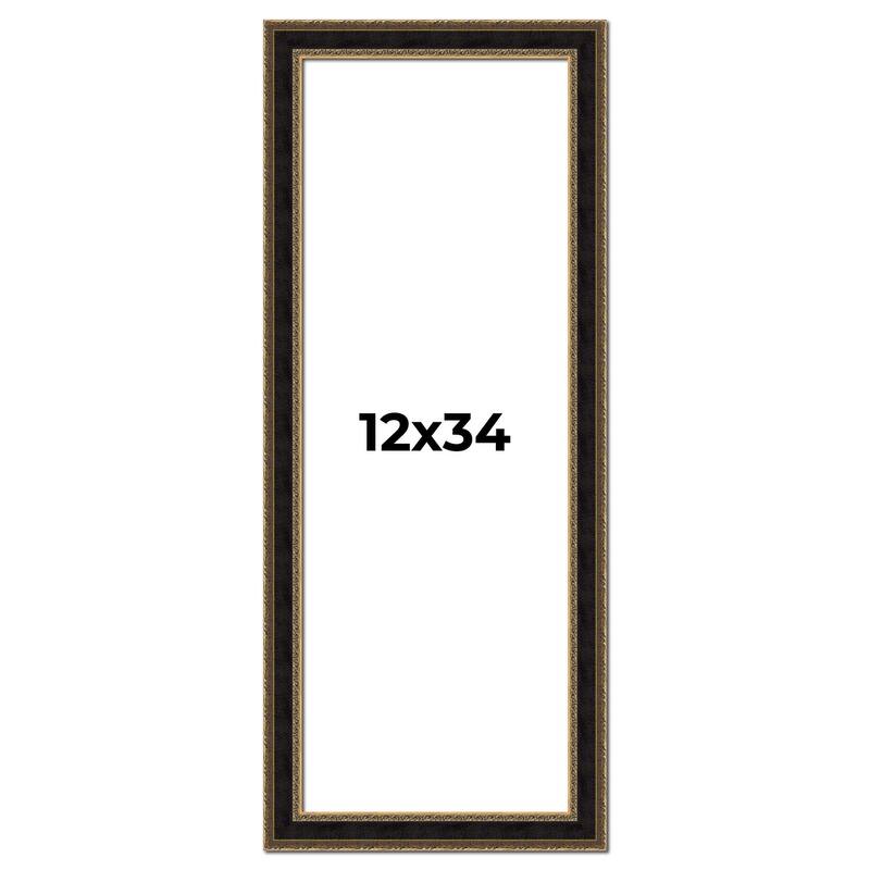 12x34 Frame Gold Antique Vintage Sold Wood Picture Frame | 1.75 Inch