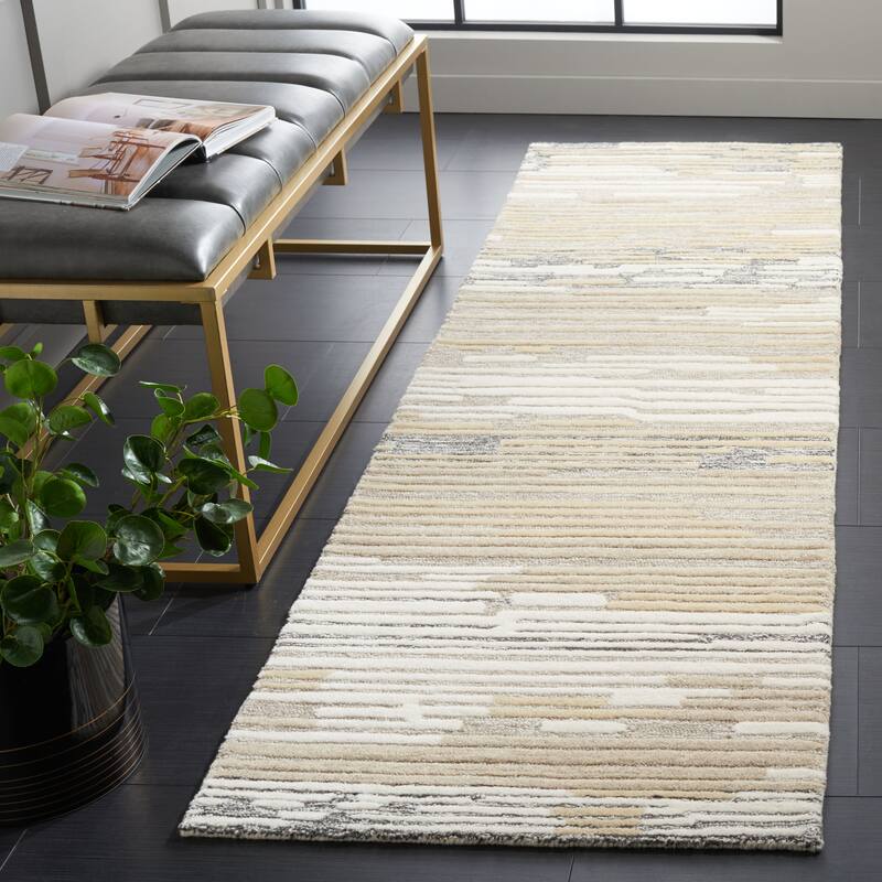SAFAVIEH Handmade Fifth Avenue Archana Modern Abstract Wool Rug