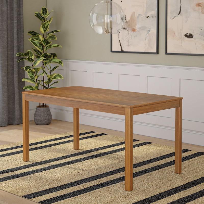 Rectangular 60" Dining Table - Pecan