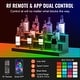 preview thumbnail 18 of 29, LED Lighted Liquor Bottle Display, Commercial Illuminated Home Bar Shelf, Whiskey Rack Stand, Acrylic Drink Shelves
