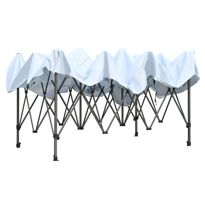 10x15ft Pop Up Adjustable Height Canopy Tent with 4 Sidewalls