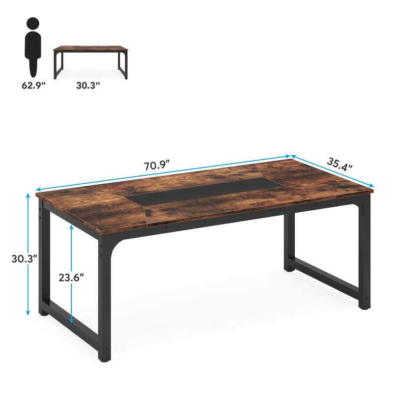 70.9" Rectangle Conference Meeting Table