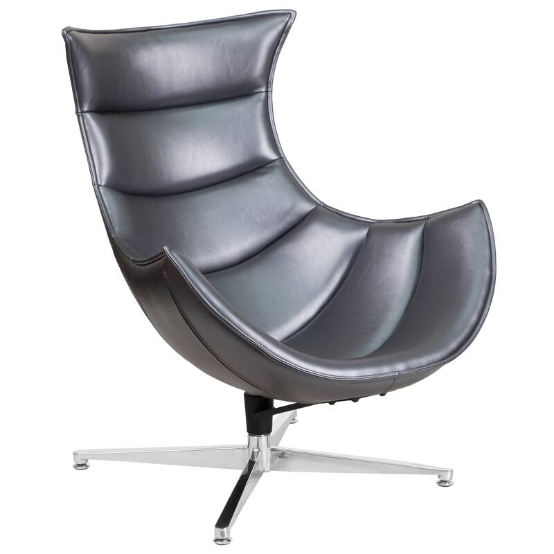 Home Office Swivel Cocoon Chair - Living Room Accent Chair