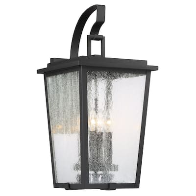 The Great Outdoors Cantebury 4 Light 23" Tall Outdoor Wall Sconce