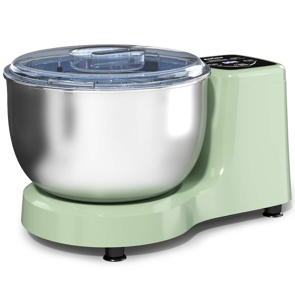 5.3QT Electric Dough Maker with Ferment Function, 5.3QT Dough Mixer - 0.6” L x 9.6” W x 9.7” H