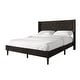 preview thumbnail 60 of 62, CraftPorch Sophisticated Wingback Upholstered Platform Velvet Bed
