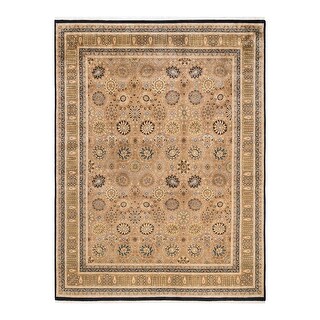 Overton Mogul, One-of-a-Kind Hand-Knotted Area Rug - Black, 7' 10" x 10' 7" - 7' 10" x 10' 7"