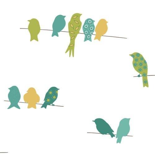 York Wallcoverings Kb8539 Bird On A Wire Wallpaper Teal Blue Yellow Lime Overstock 18394574 Kingfisher, bird, fishing, water splashes, 1080x2160 wallpaper. york wallcoverings kb8539 bird on a wire wallpaper teal blue yellow lime