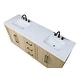 preview thumbnail 10 of 9, Elegant Lighting VF29072D Chase 72" Free Standing Double Basin Vanity