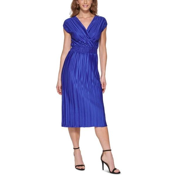 Dkny Women's Pleated Smocked Waist Dress Blue Size 2 - Bed Bath & Beyond - 40628751 Dkny Women's Pleated Smocked Waist Dress Blue Size 2 - Bed Bath & Beyond - 40628751