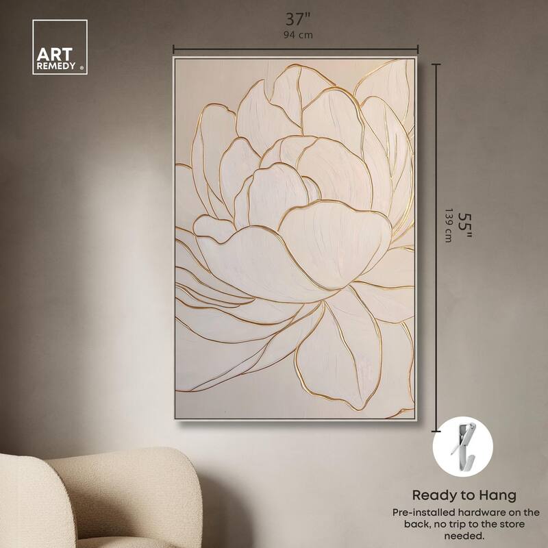 Sculpted Shards II Canvas by Art Remedy