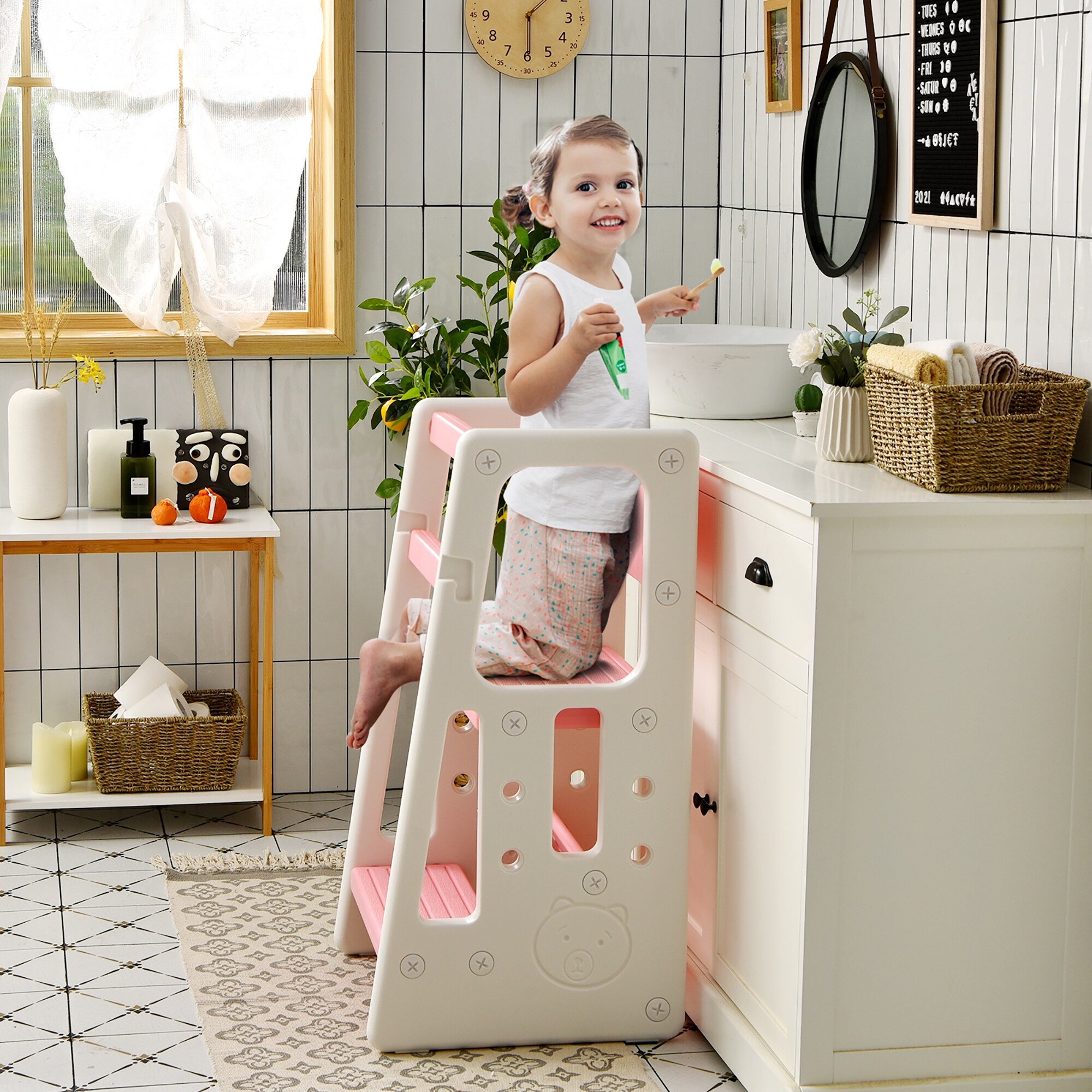 Learning tower double on sale