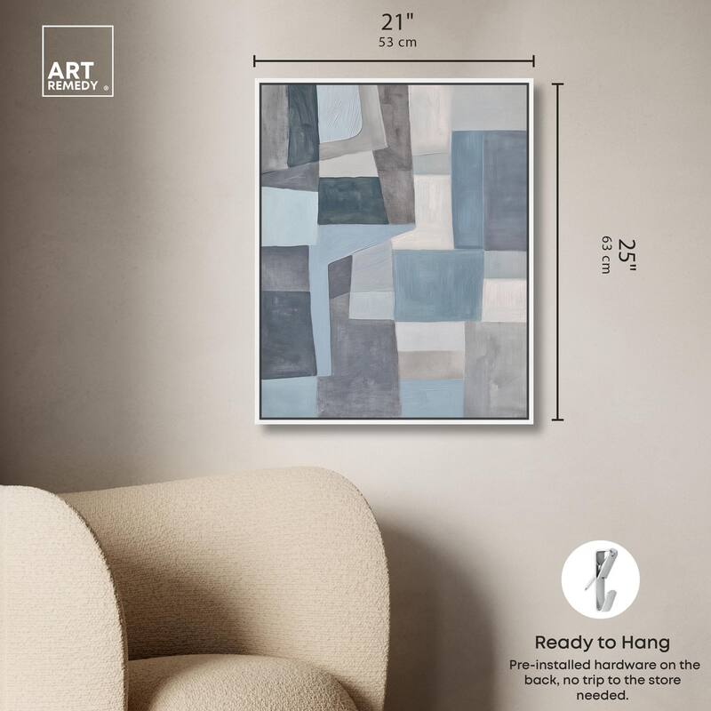Tessellated Tones I Canvas by Art Remedy
