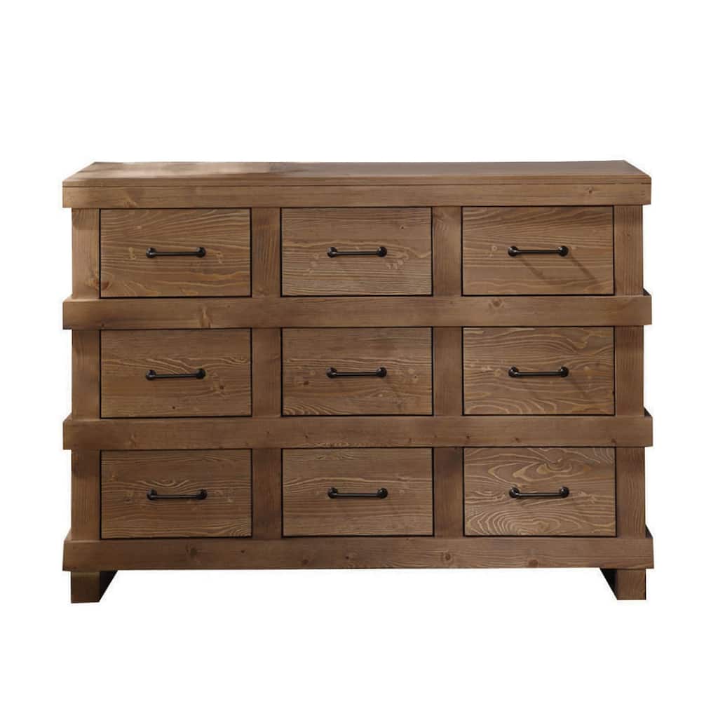 Capacious Wooden Dresser, Antique Oak
