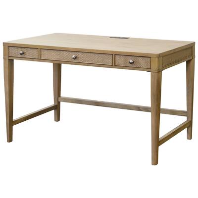 Modern Wood Writing Desk, Office Desk, Storage Desk, Writing Table, Brown