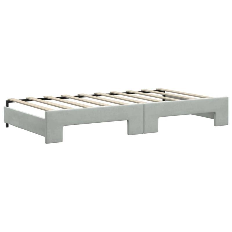 vidaXL Day Bed Upholstered Daybed Sofa Bed for Bedroom Living Room Velvet